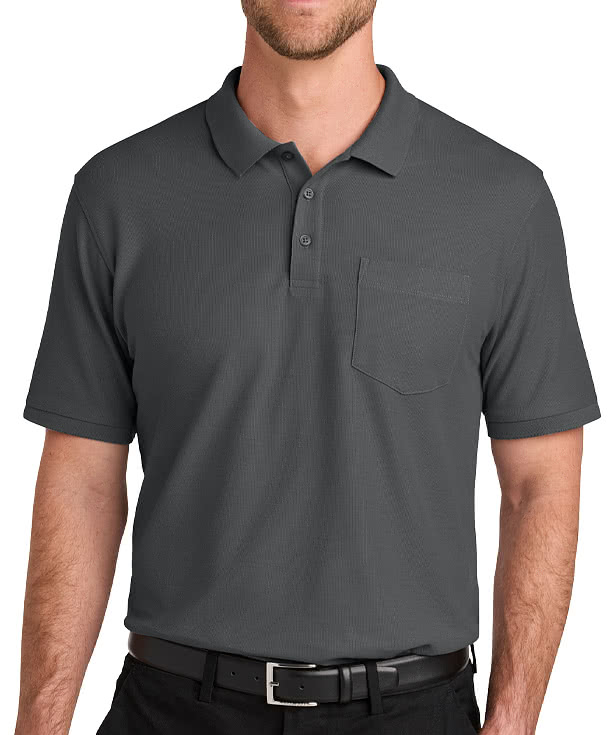 Port Authority Wearever UV Pocket Performance Pique Polo