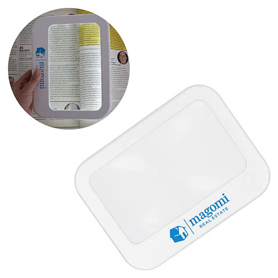 Best Buddy Tools Full-Page LED Light-Up Magnifier in White