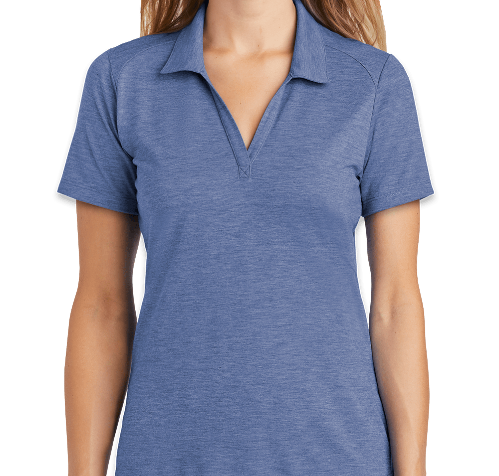 Sport-Tek Women's Tri-Blend Performance Polo - Embroidered-default