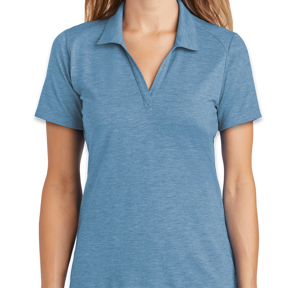 Sport-Tek Women's Tri-Blend Performance Polo - Embroidered-default