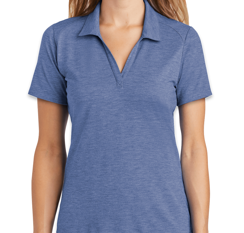 Sport-Tek Women's Tri-Blend Performance Polo - Printed-default