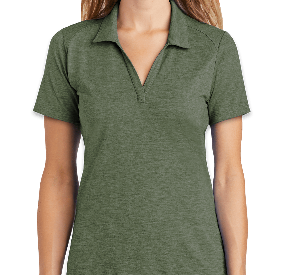 Sport-Tek Women's Tri-Blend Performance Polo - Printed-default
