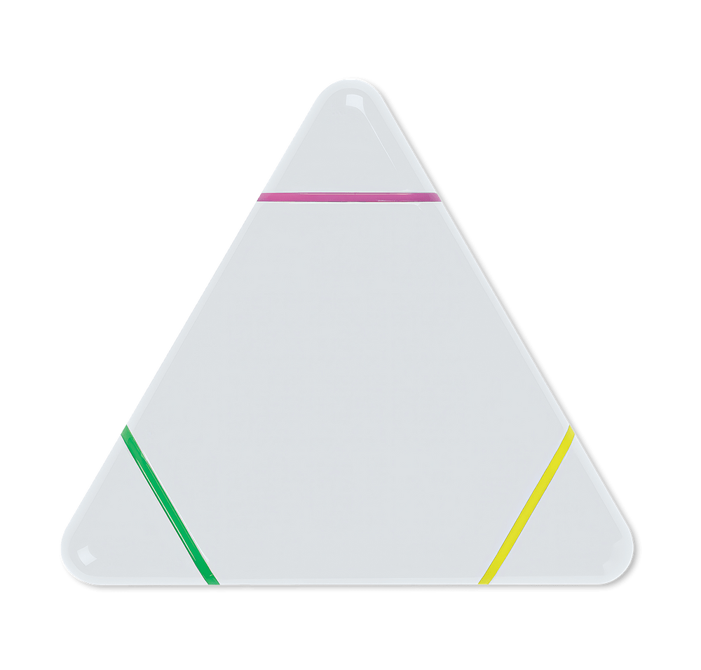 Full Color 3-in-1 Triangle Shaped Highlighter-default