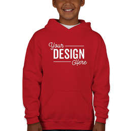 Jerzees Youth Nublend 50/50 Pullover Hoodie - Color: True Red