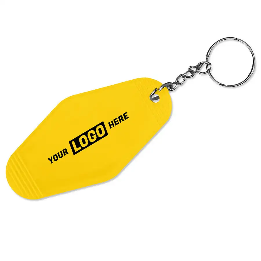Motel Style Keychain in white