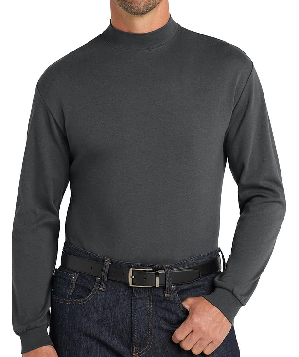 Port Authority Interlock Knit Mock Turtleneck