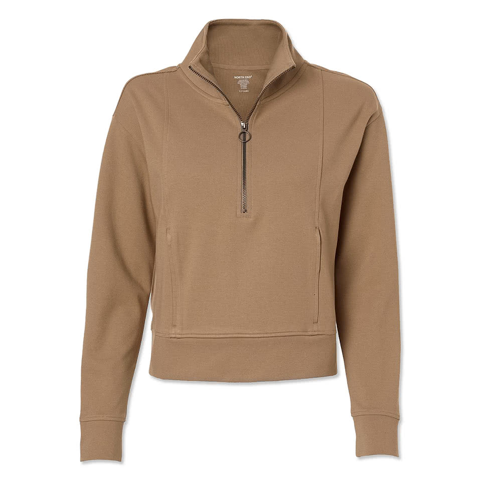 North End Women's Mantra Ottoman Performance Half Zip Pullover