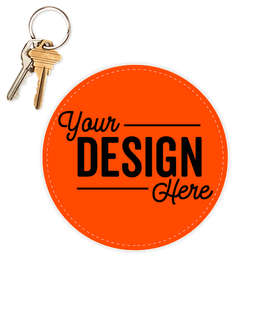 5.5 in. Circle Car Magnet - Color: Orange