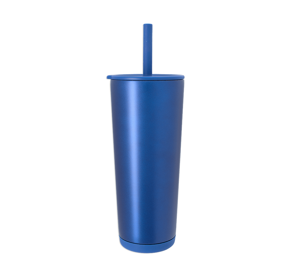 Full Color 24 oz. Astrid Stainless Steel Vacuum Insulated Tumbler with Straw-default