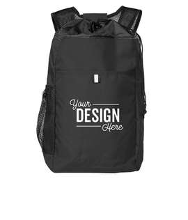 Port Authority Hybrid Backpack - Color: Black / Black