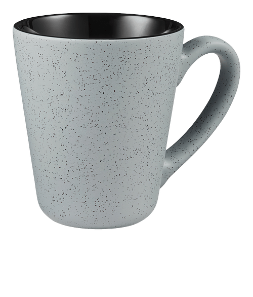 16 oz. Fleck and Timbre Ceramic Mug in BLACK