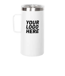20 oz. Kaden Stainless Steel Insulated Travel Mug - Color: White