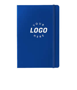 JournalBooks ® Debossed Ambassador Hard Cover Notebook - Color: Blue
