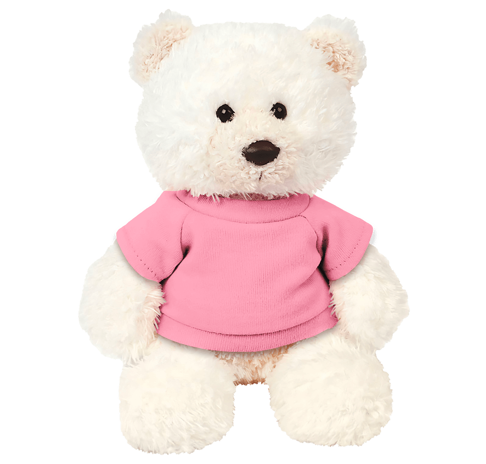 6" White Baxter Bear Plush Animal-default