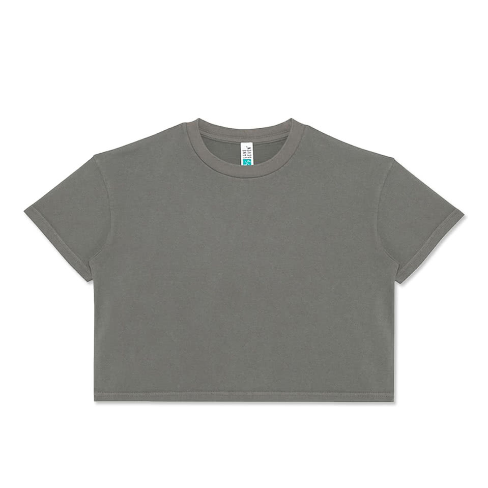 Lane Seven Women's Urban Garment-Dyed Cropped T-shirt