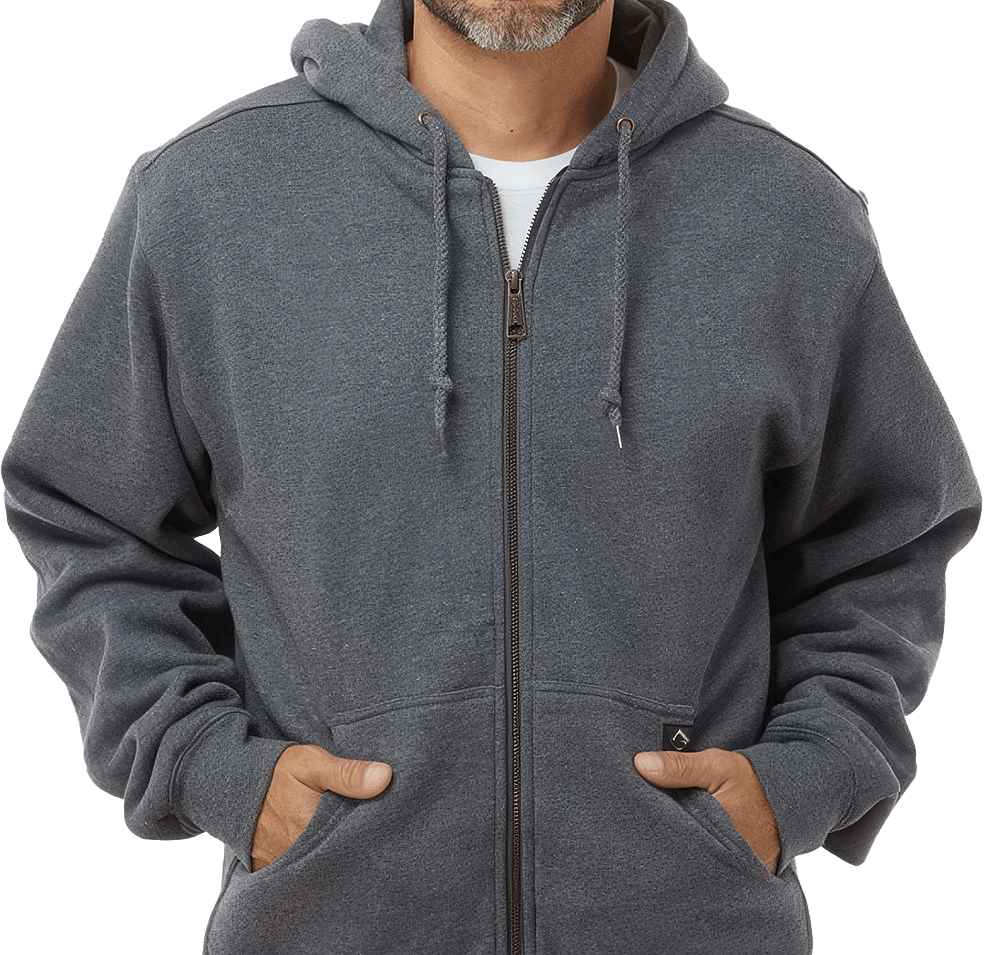 Dri Duck Crossfire Heavyweight Power Fleece Zip Hoodie - Printed-default