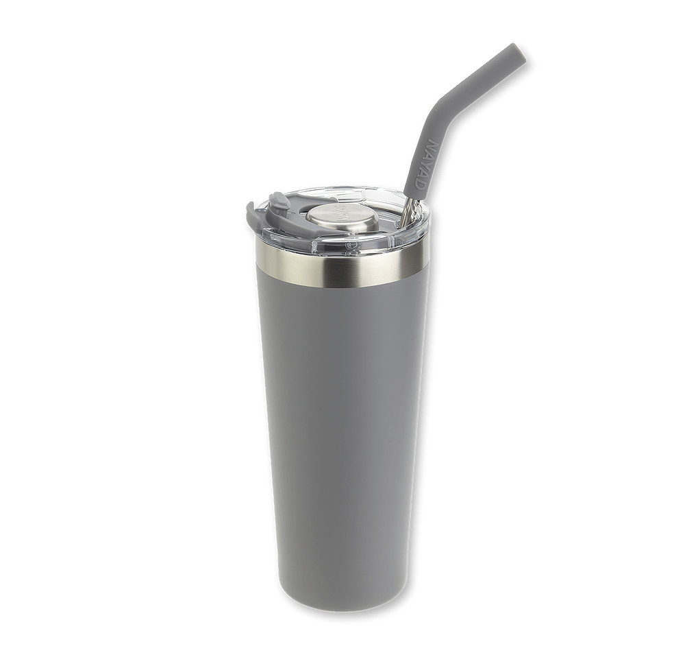 NAYAD Full Color 22 oz. Trouper Stainless Steel Insulated Tumbler with Straw-default