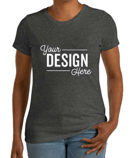 District Women's Tri-Blend T-shirt - Color: Black Frost