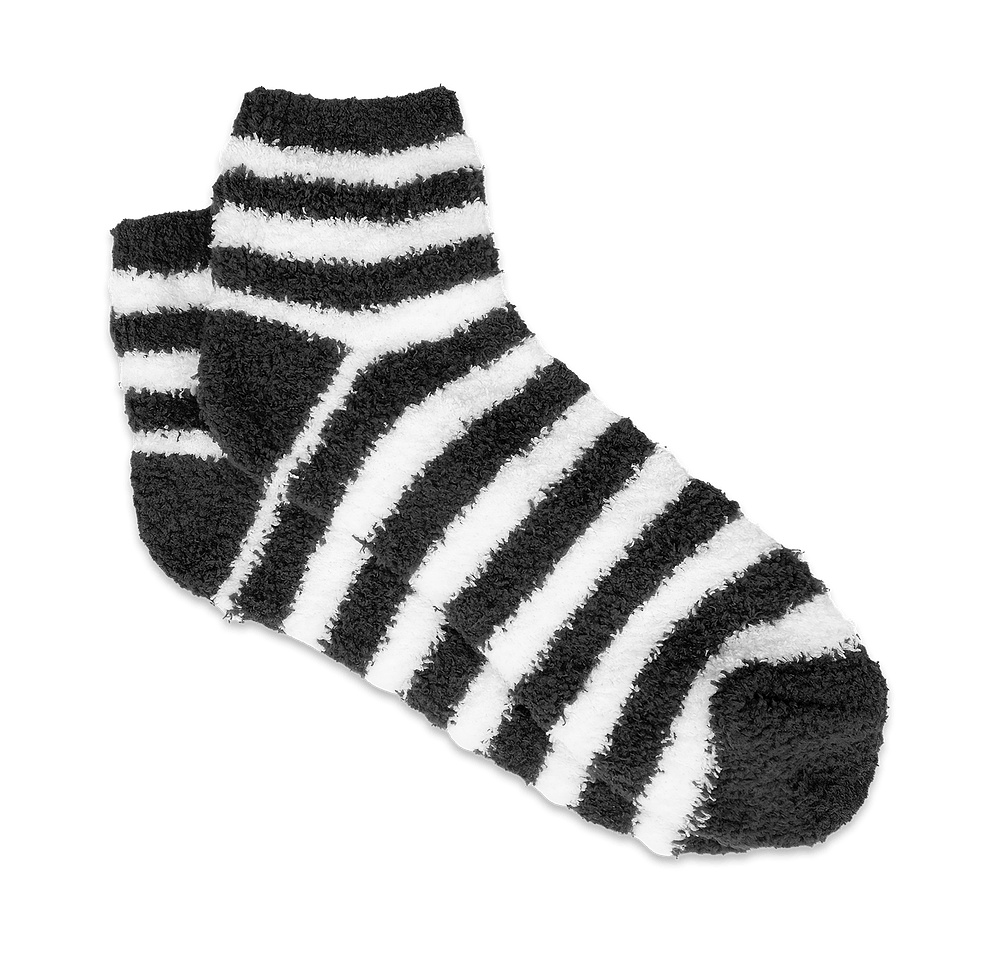 Fuzzy Stripe Socks-default