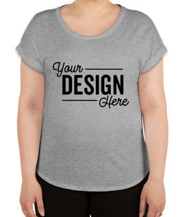 Next Level Women's Rolled Sleeve Dolman T-shirt
