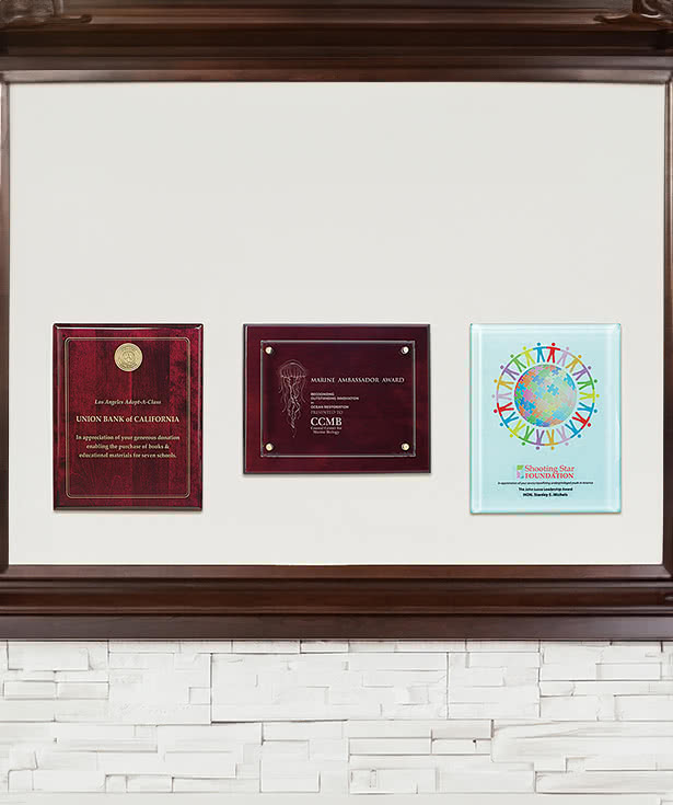 Full Color 10" Radiant Trillinnium Award Plaque