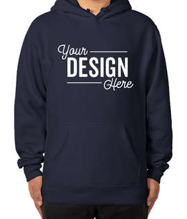Independent Trading Heavyweight Cross-Grain Pullover Hoodie - Color: Navy