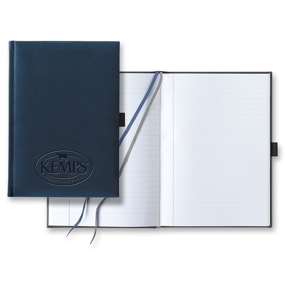 Castelli Debossed Tucson Grande Lined Hard Cover Notebook with Pen Loop