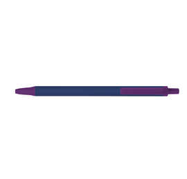 BIC Clic Stic Pen (black ink) - Color: Navy / Purple