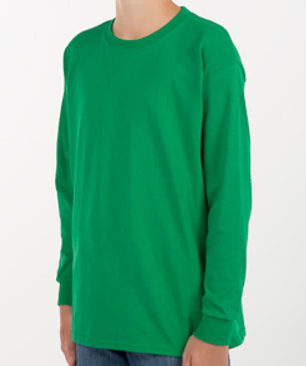 Canada - Gildan Youth 100% Cotton Long Sleeve T-shirt