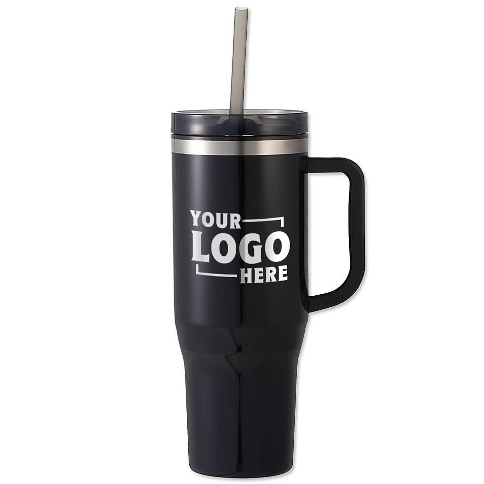 40 oz. Thor Stainless Steel Eco Tumbler with Straw