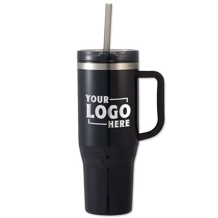 40 oz. Thor Stainless Steel Eco Tumbler with Straw