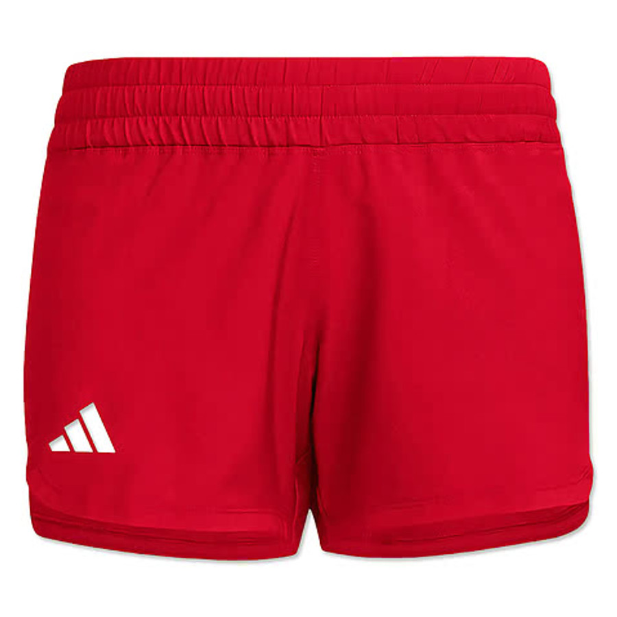 Adidas Women’s D4T Recycled Performance 3" Woven Shorts in Black / White