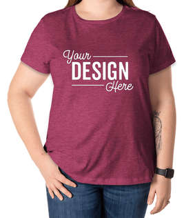 District Women's Perfect Weight T-shirt - Color: Heathered Loganberry