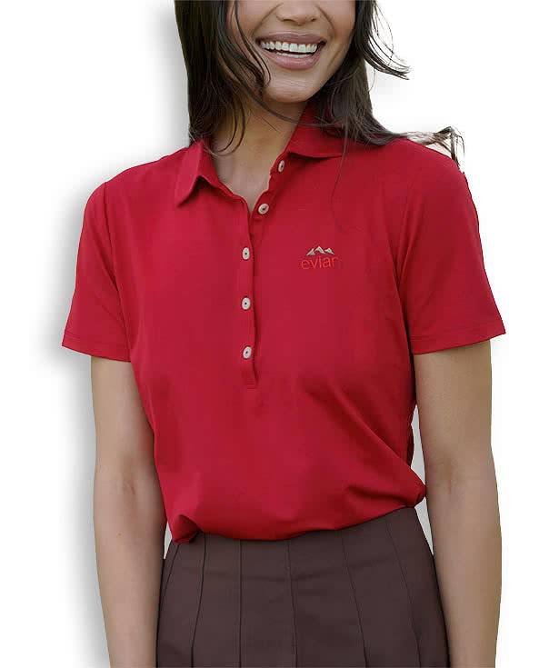 Greg Norman Women's Freedom Micro Pique Performance Polo