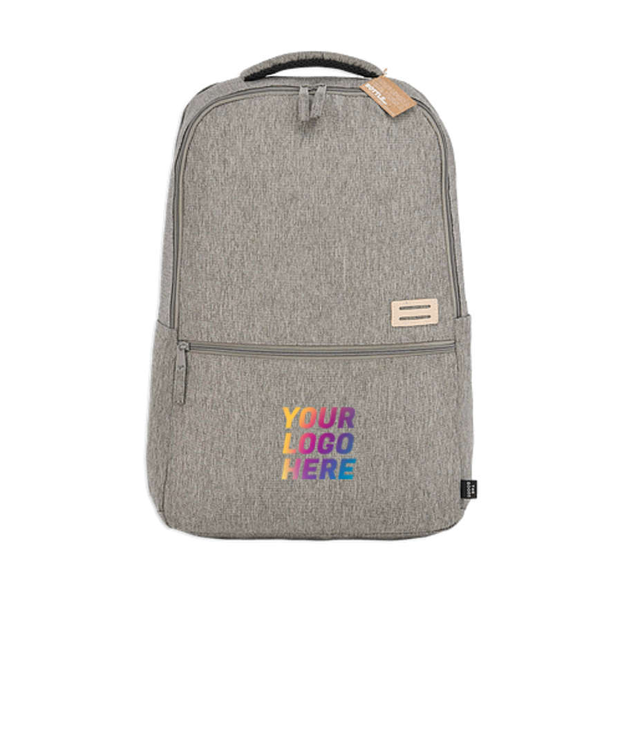 The Goods Recycled 17" Computer Backpack in Gray