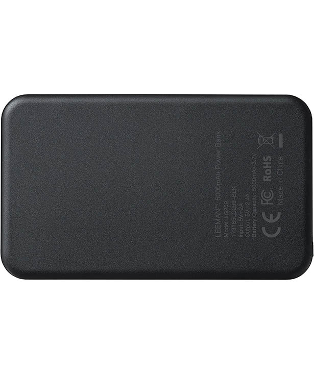 Debossed Italian Thermo 5000mAh Power Bank