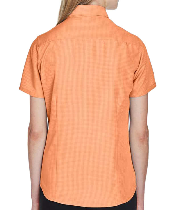 Harriton Women’s Barbados Textured Camp Shirt