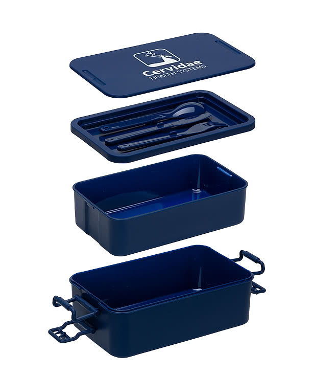 Canteen Stackable Lunch Box With Utensils