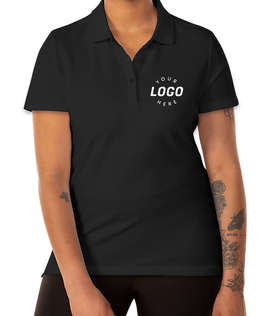 Clique by Cutter & Buck Women's Addison Cotton Pique Polo - Color: Black
