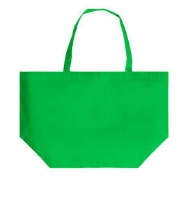 YaYa Non-Woven Shopper Tote Bag - Color: Lime Green