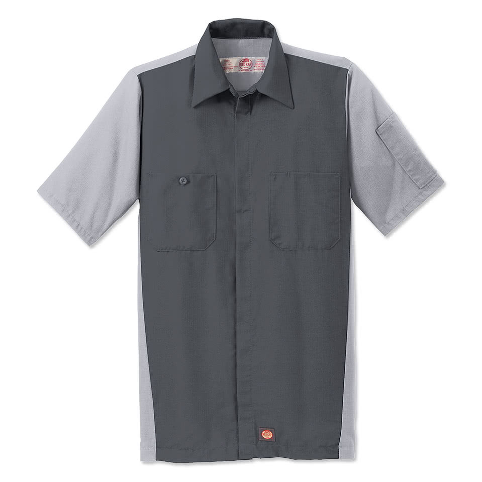 Red Kap Crew Ripstop Performance Short Sleeve Work Shirt
