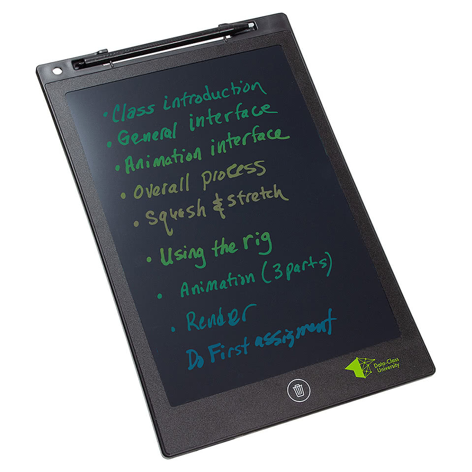 Slate 10" LCD Memo Board Writing Tablet