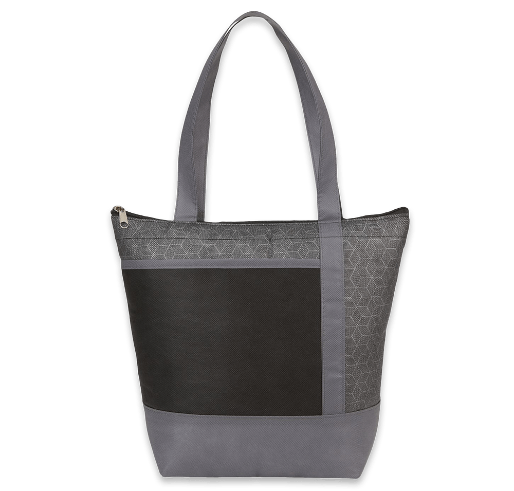 Chrome Non-Woven 9 Can Lunch Cooler-default