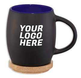 14 oz. Hearth Ceramic Mug with Lid/Coaster