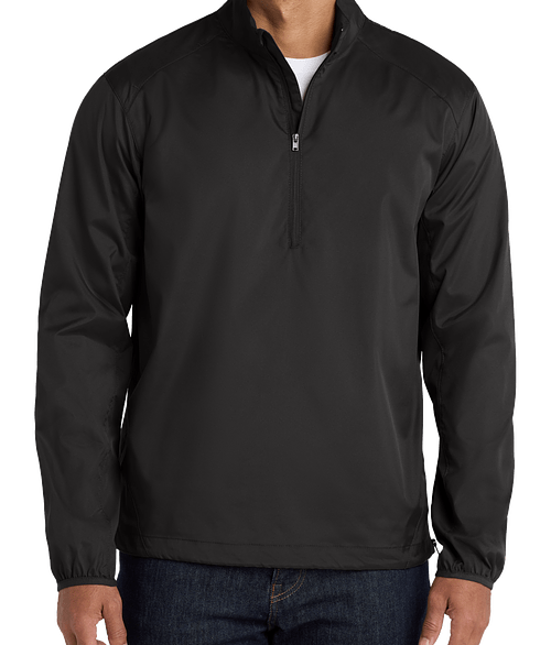Port Authority Zephyr Half Zip Pullover in Black
