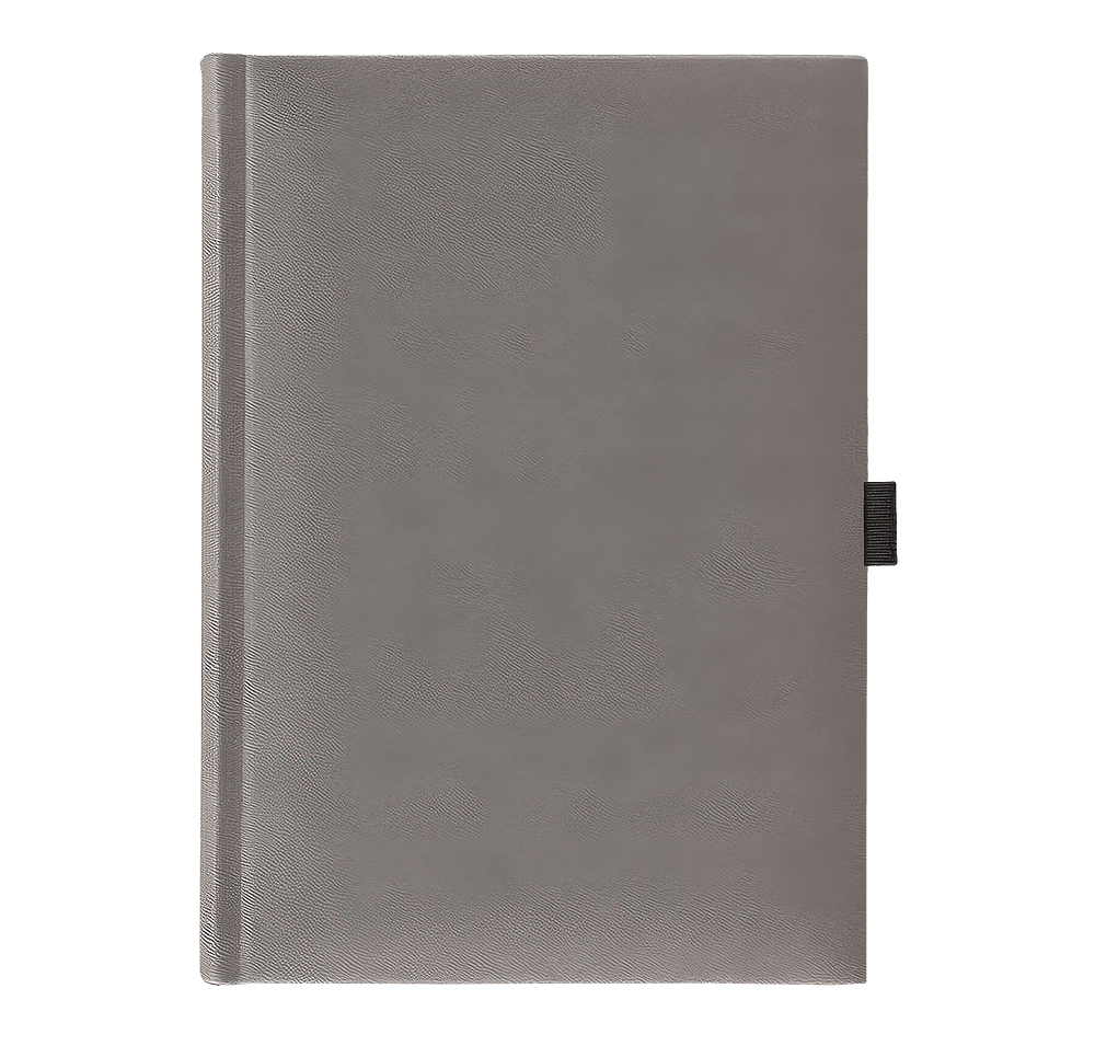 Castelli Debossed Tucson Grande Lined Hard Cover Notebook with Pen & Loop-default