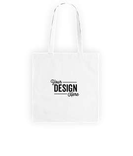 Promotional Non-Woven Convention Tote - Color: White