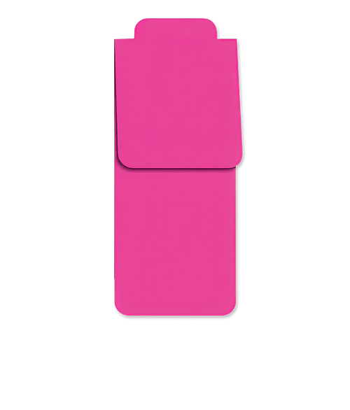 Full Color Big Magneticmark Bookmark in Raspberry