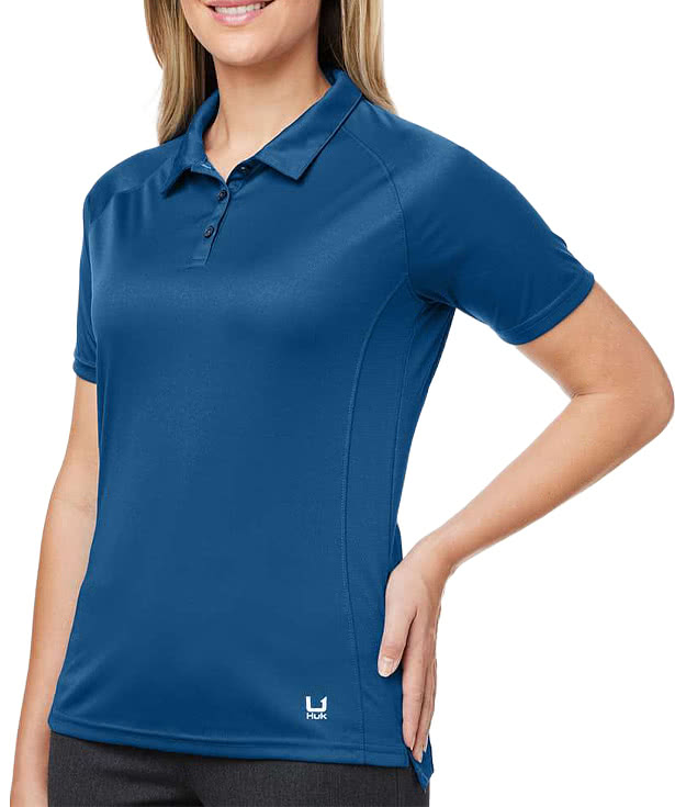 HUK Women's LoPro UPF 50+ Performance Polo