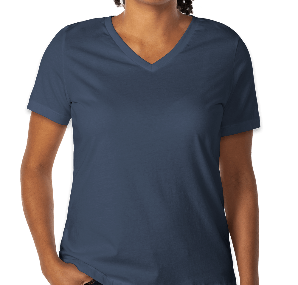 Bella + Canvas Women's Jersey V-Neck T-shirt-default